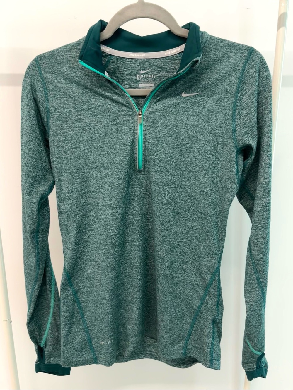 Women’s Nike Dri-FIT Teal Green‎ Quarter-Zip Pullover